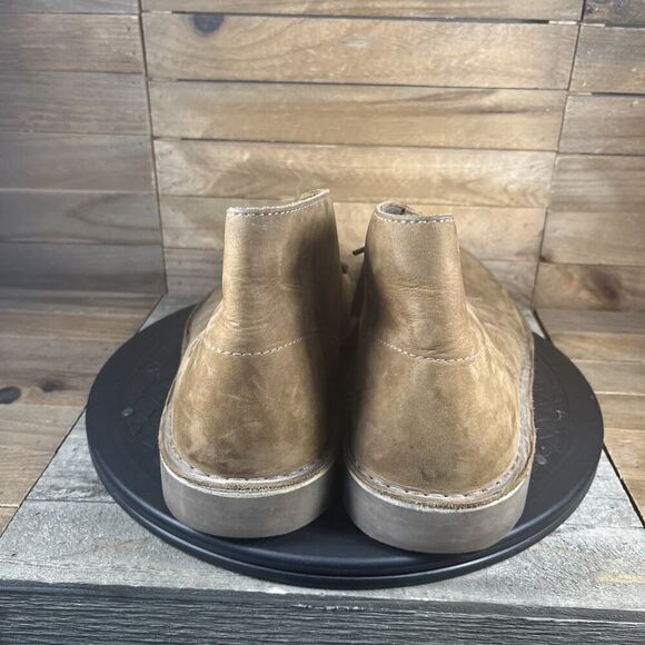 Clarks Bushacre 2 Mens Size 9M Chukka Lace Up Brown Leather Ankle Casual Boots - Picture 4 of 10